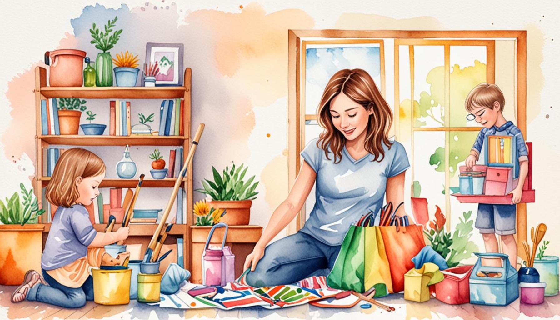 Family Decluttering Strategies Engage Everyone in Home Organization