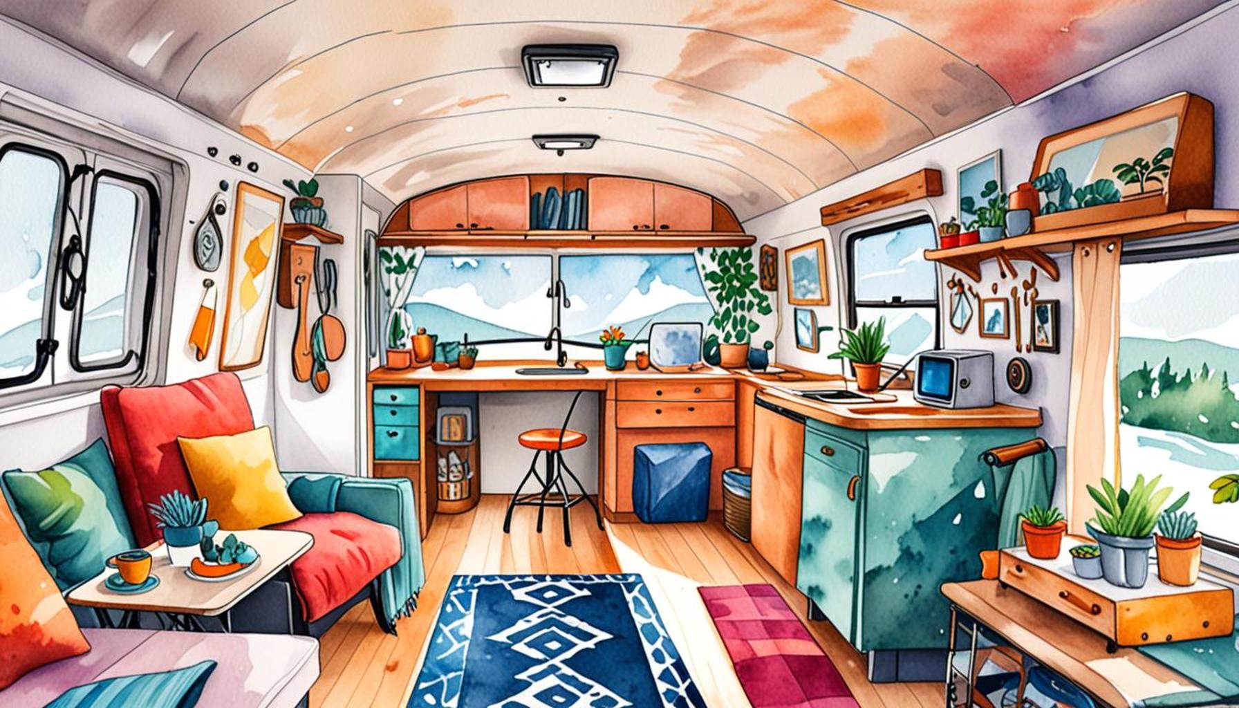 Mobile Minimalism: Strategies for Organizing Space in a Tiny Home or RV